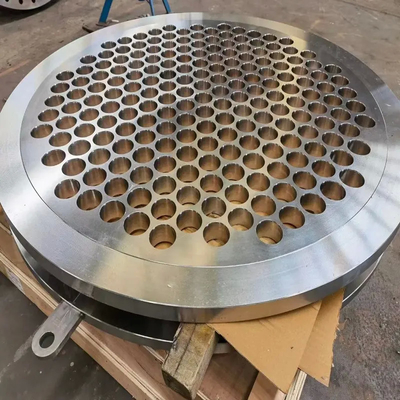 X6CrNiTiB18-10 CNC Machining Heat Exchanger Duplex Stainless Steel Hole Flange Tube Sheet Flange 1.4941 FLANGES